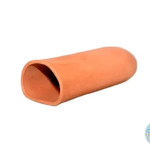 Zertifiziert CeramicNature Höhle rund, medium – rot, ca. 12 × 5 × 4 cm